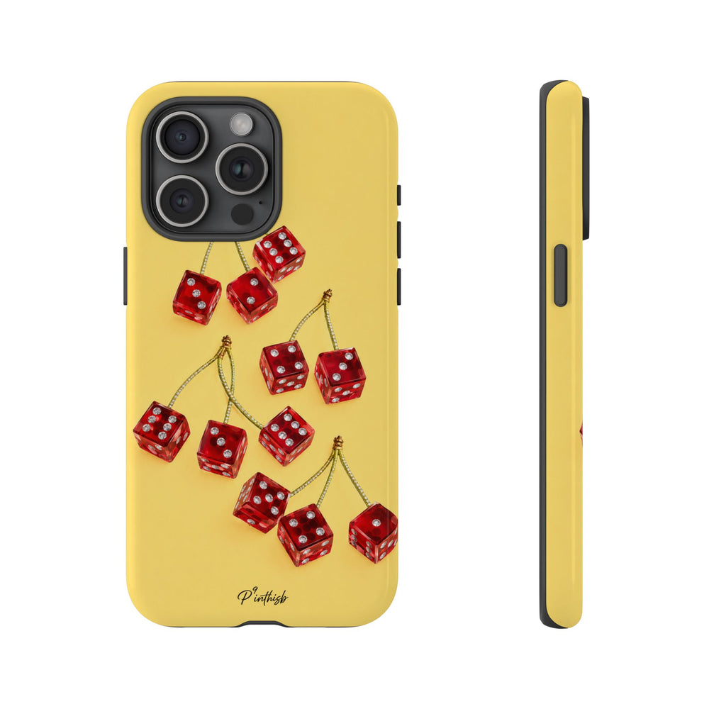 Cherry Dice Tough Phone Case