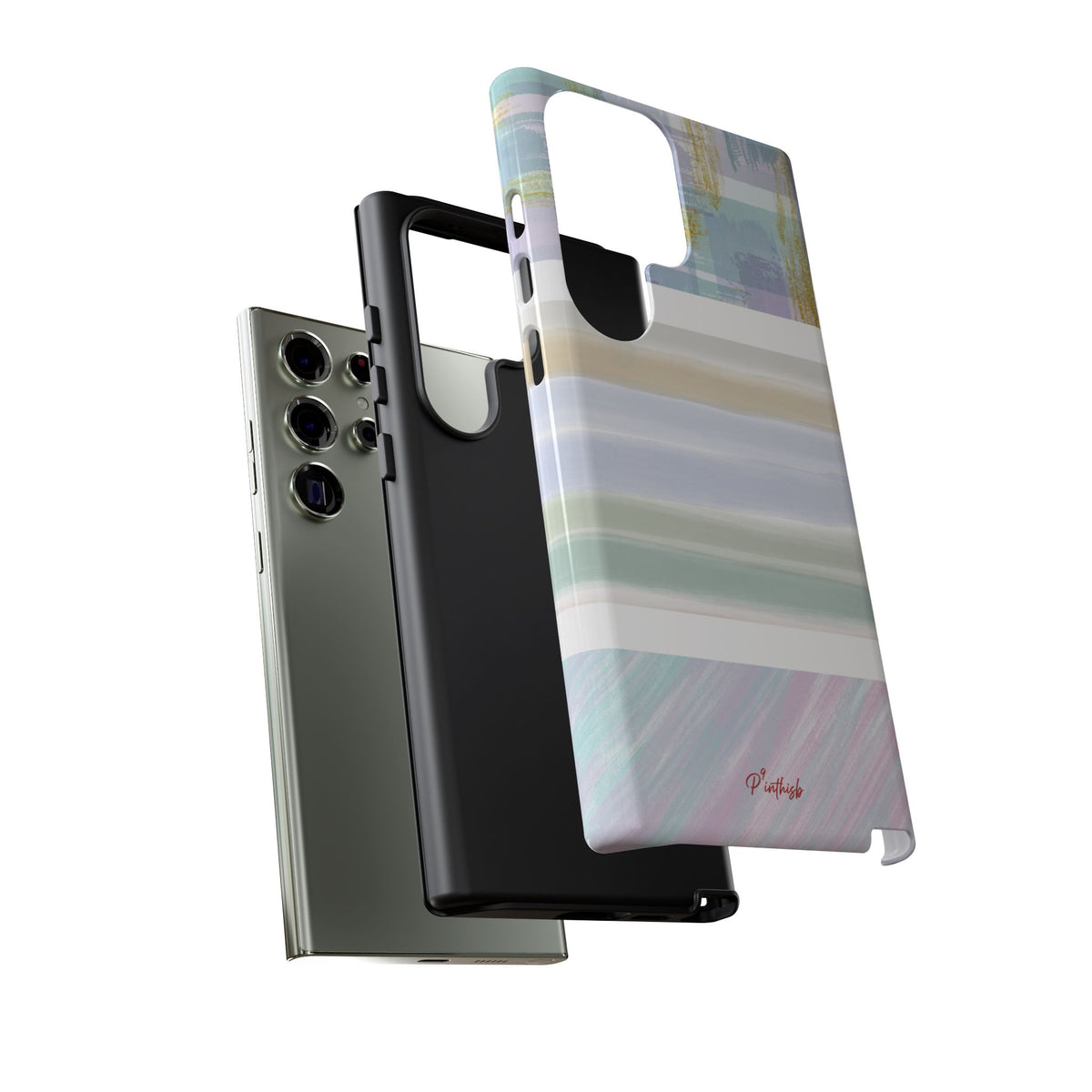 Pastel Stripe Tough Phone Case