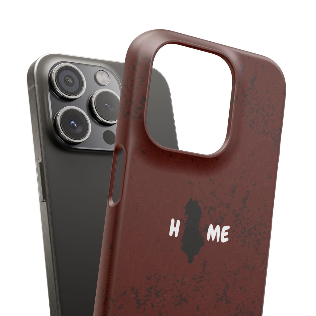 "HOME" Albania Snap Case