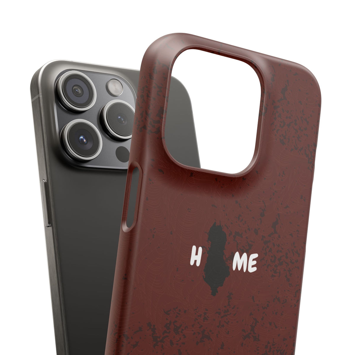 "HOME" Albania Snap Case