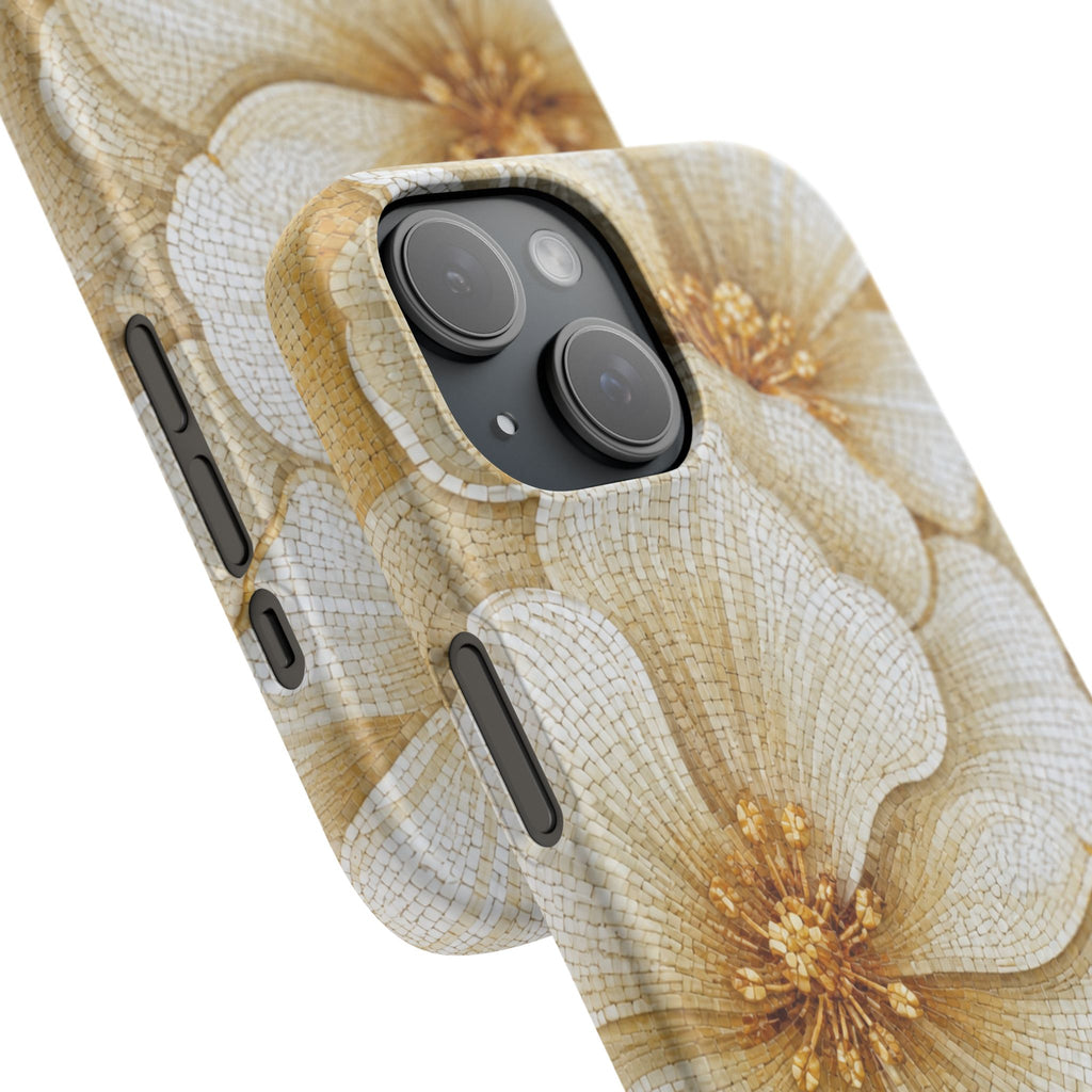Floral Gold Bloom Snap Case