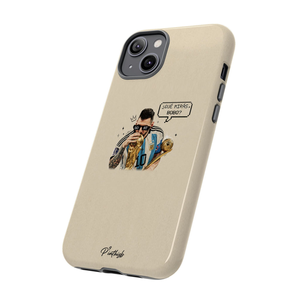 "G.O.A.T" Messi Tough Phone Case