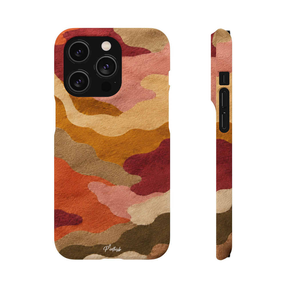 Watercolour Camo Snap Case