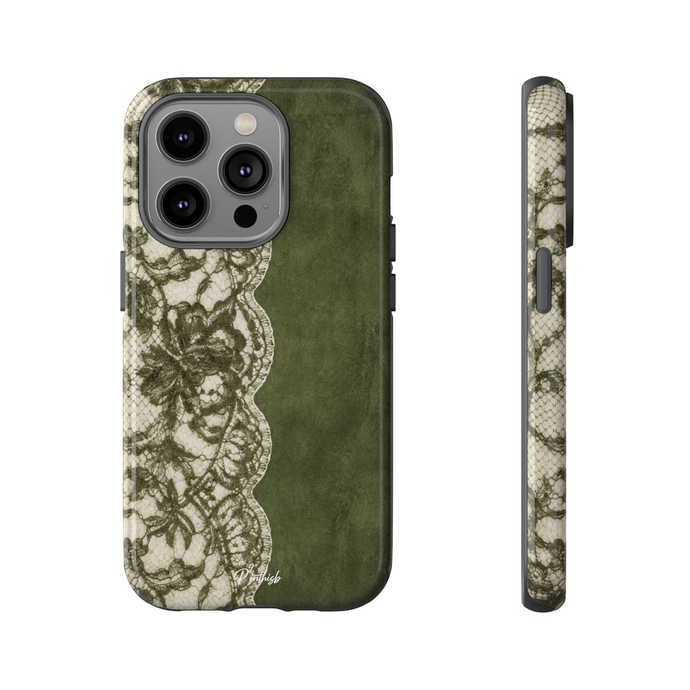 Olive Lace Tough Case