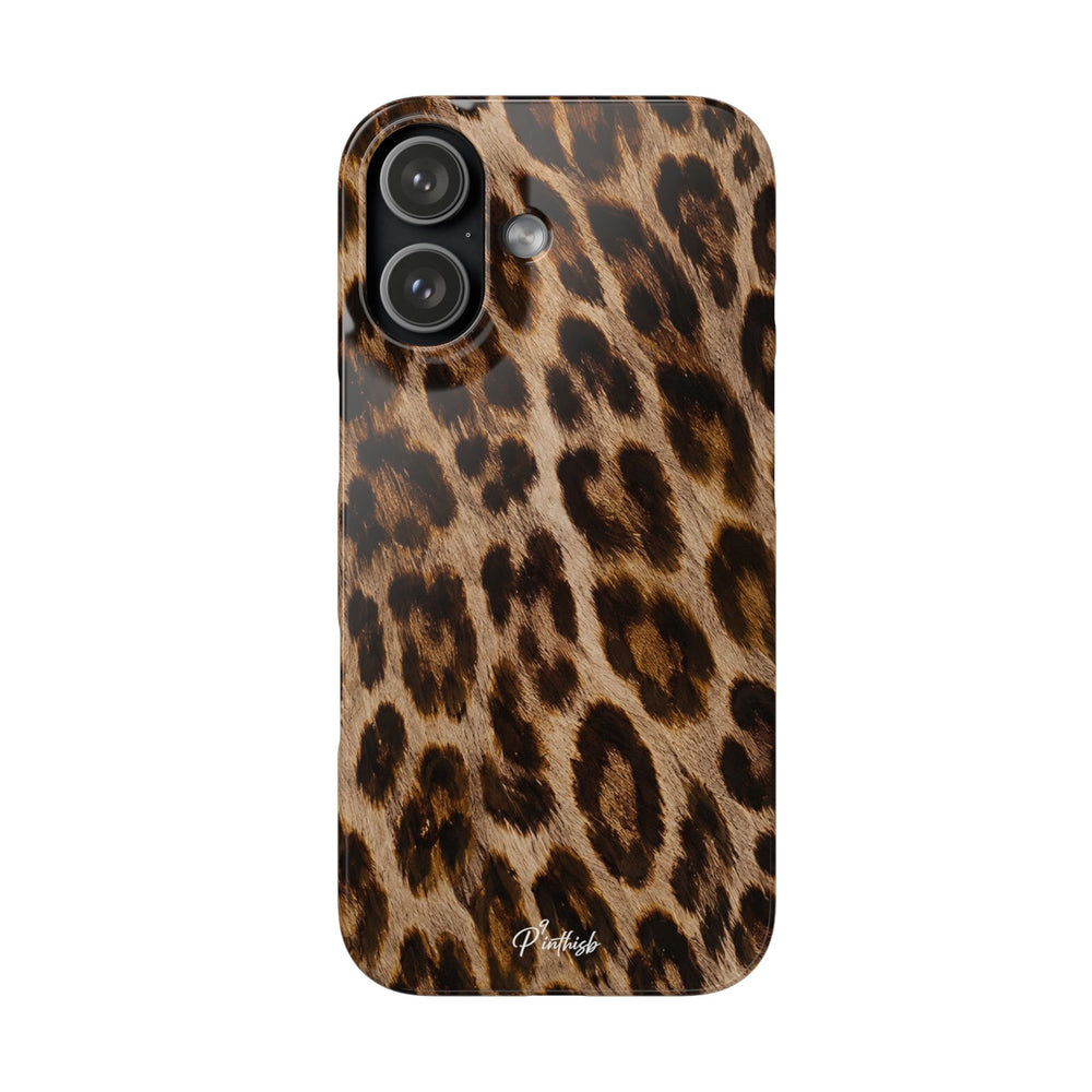 Leopard Print Snap Phone Case