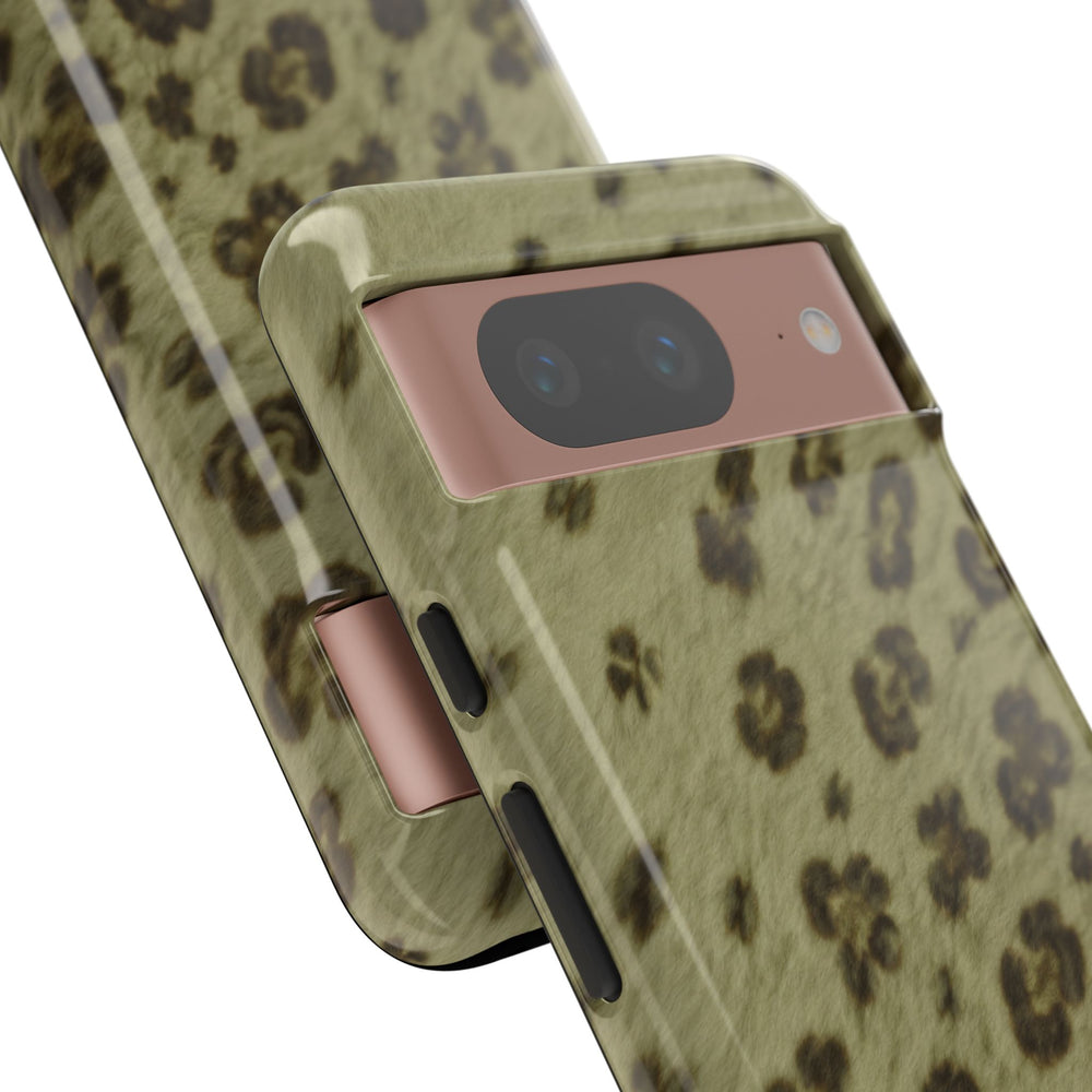 Olive Leopard Print Tough Case
