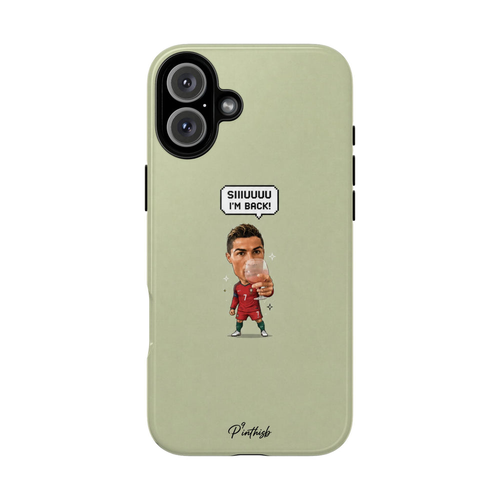 "SIIUUU, I'M BACK" CR7 Tough Phone Case