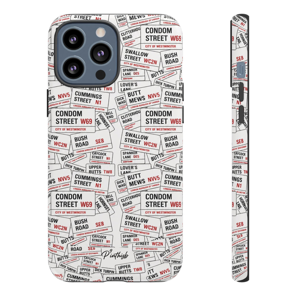 Cheeky London Street Signs Phone Case