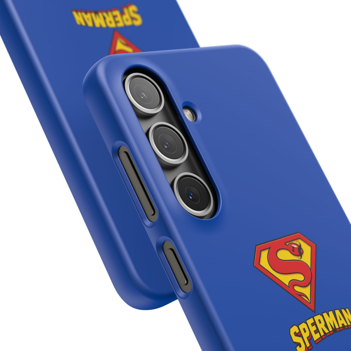 "SPERMAN" Parody Logo Snap Phone Case