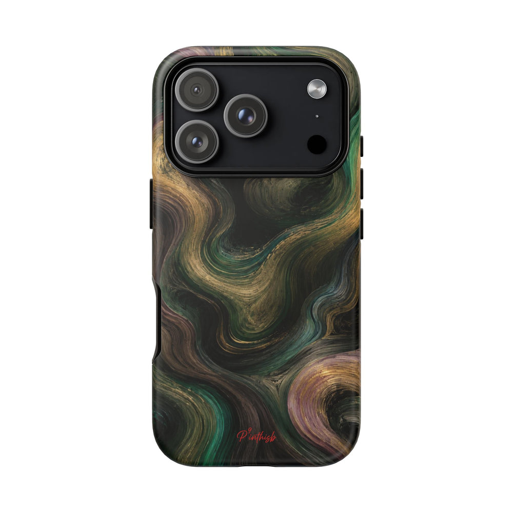 Marbled Forest Tough Phone Case