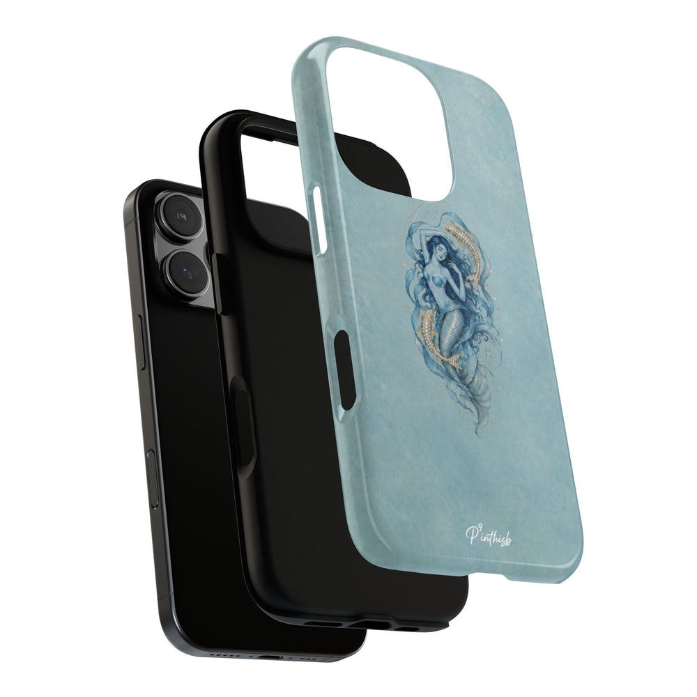 Pisces Zodiac Glitter Phone Case