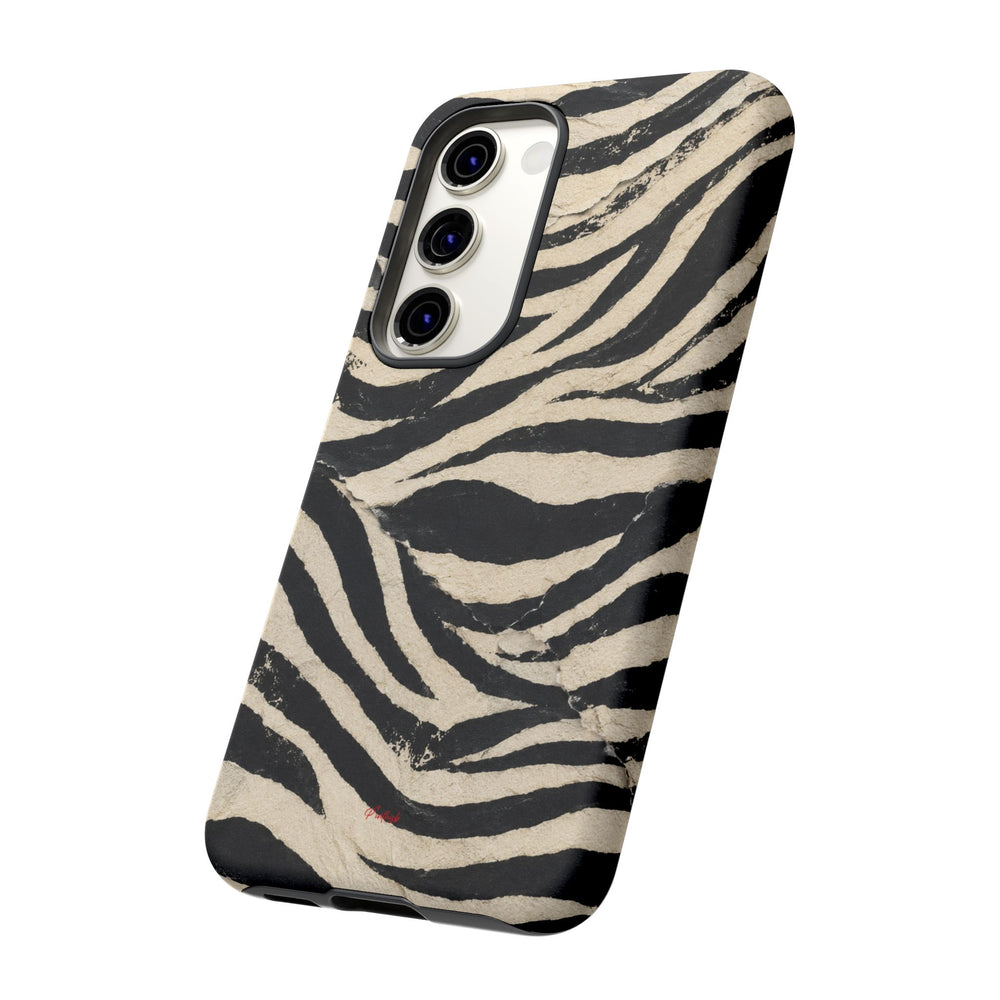 Wavy Peach & Mauve Tough Case