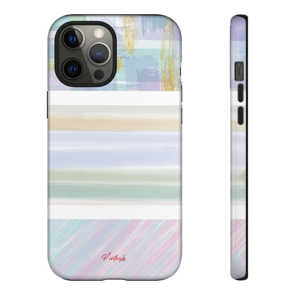 Pastel Stripe Tough Phone Case