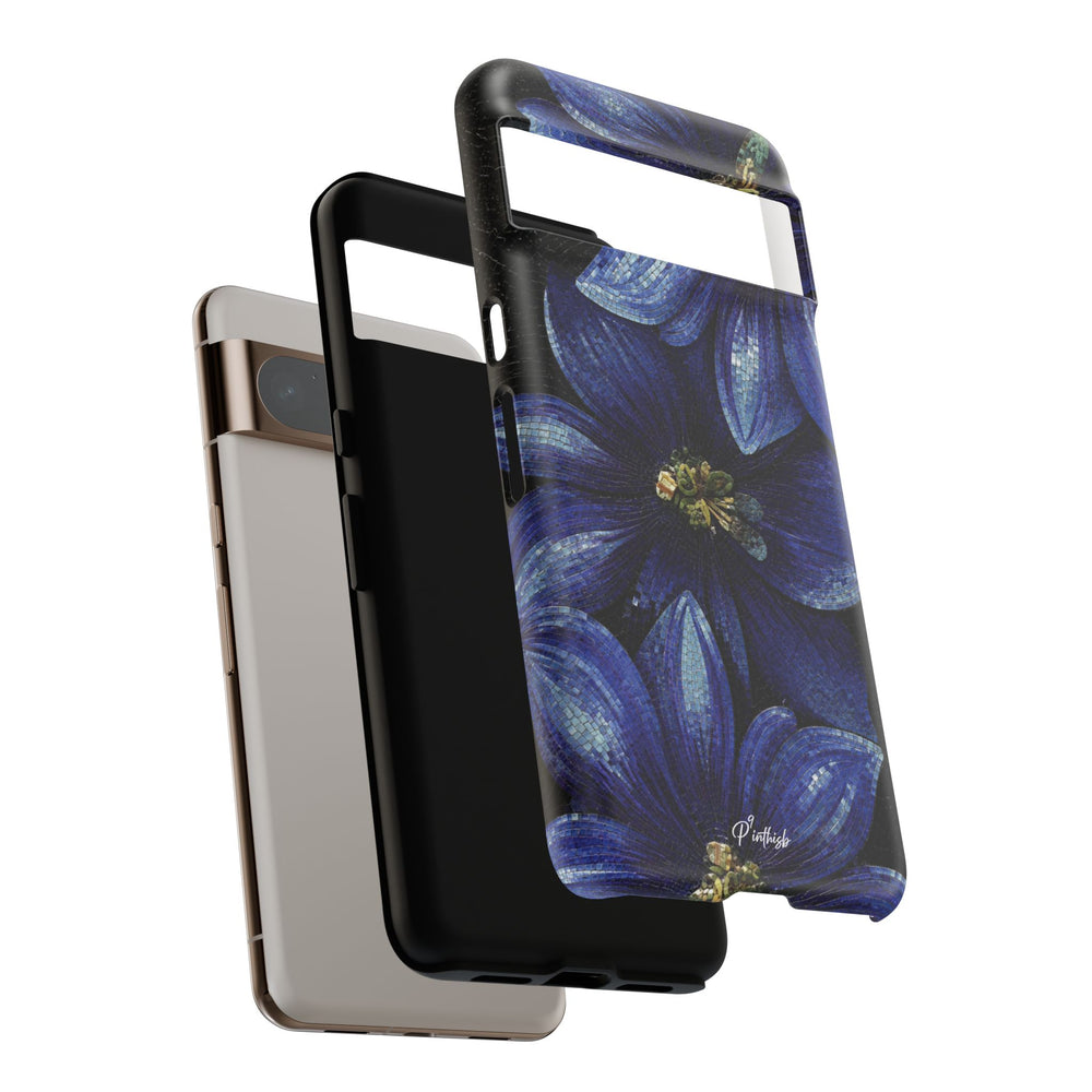 Blue Floral Tough Case