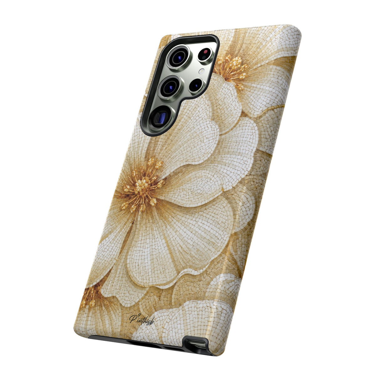 Floral Gold Bloom Tough Case