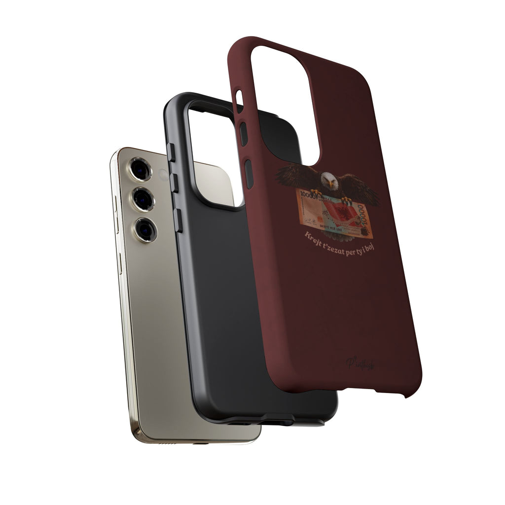 "Krejt t'zezat për ty i boj" Albanian Tough Phone Case