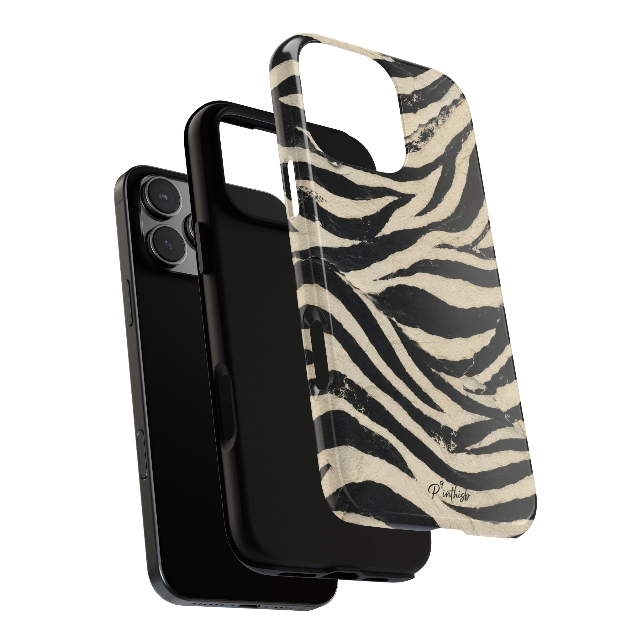 Zebra Stripe Tough Phone Case