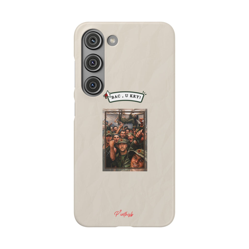 "BAC, U KRY!" Snap Case