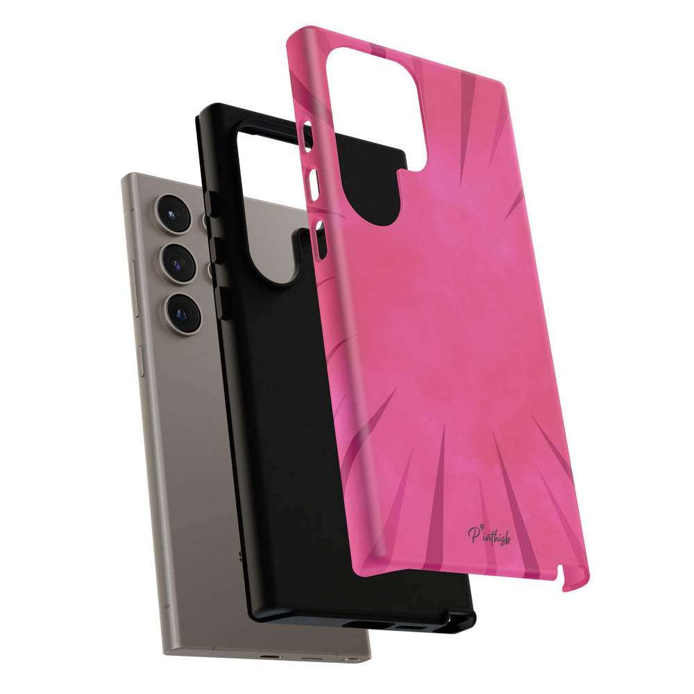 Pink Burst Tough Phone Case