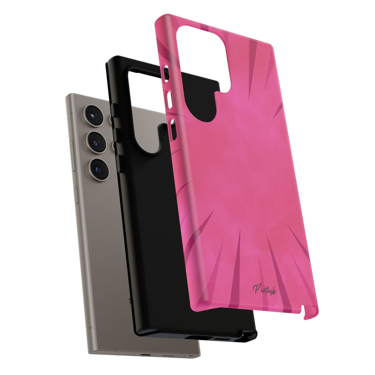 Pink Burst Tough Phone Case