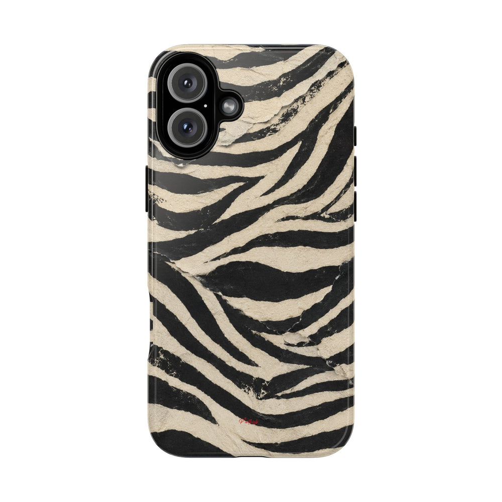 Wavy Peach & Mauve Tough Case