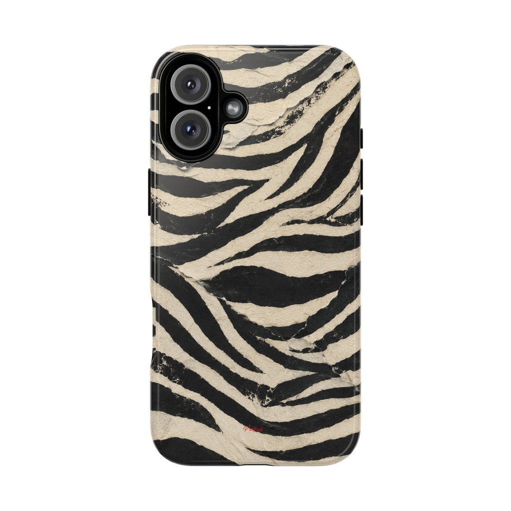 Wavy Peach & Mauve Tough Case