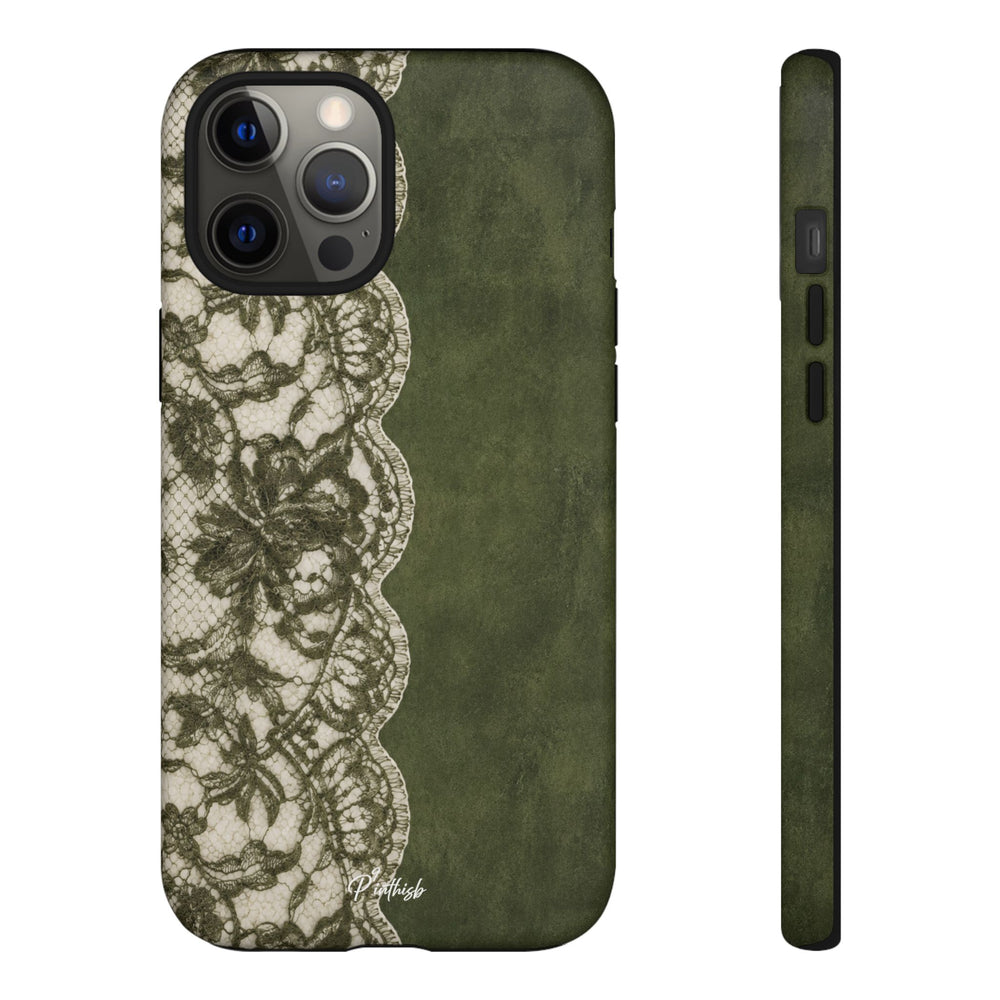 Olive Lace Tough Case