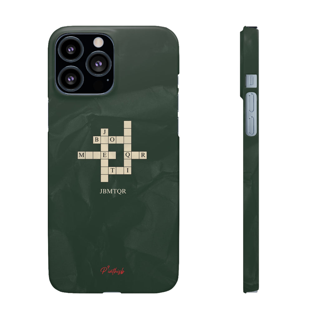"JBMTQR crossword" Snap Phone Case