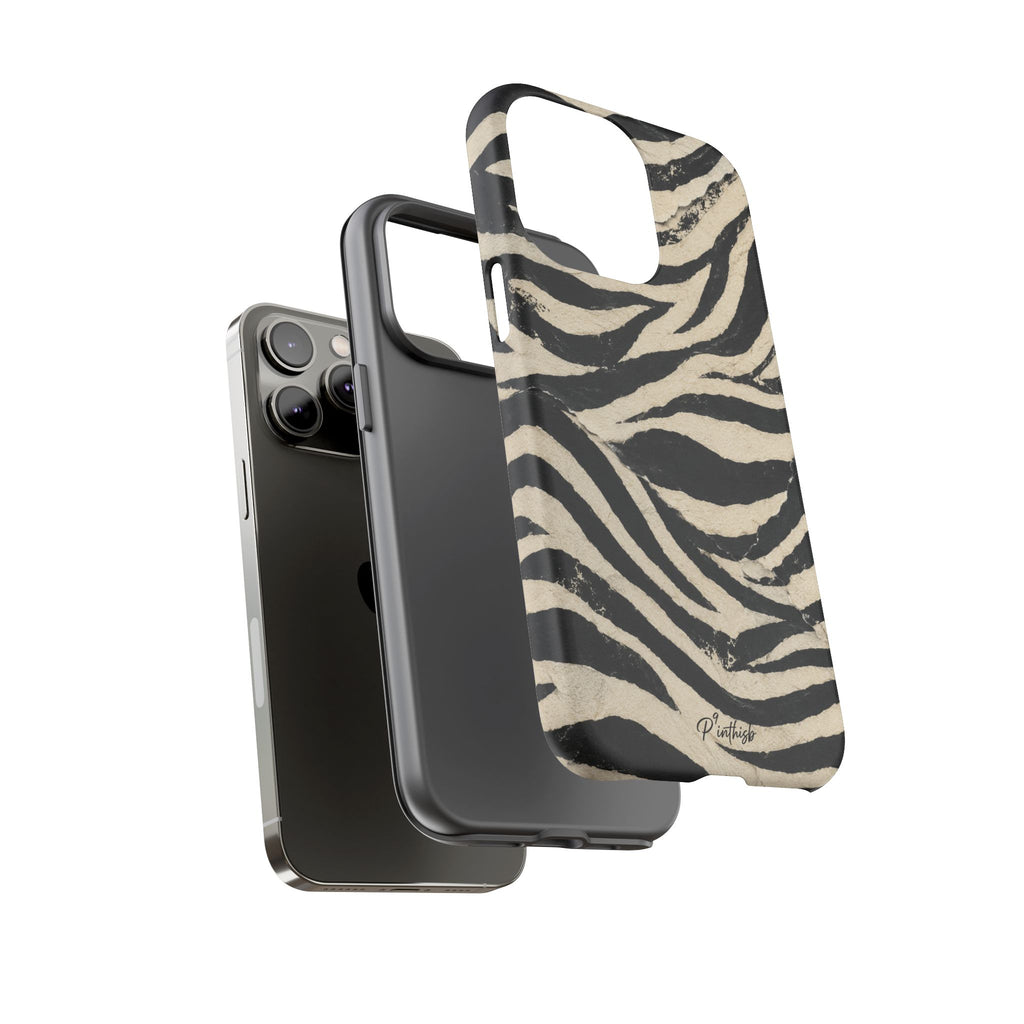 Zebra Stripe Tough Phone Case