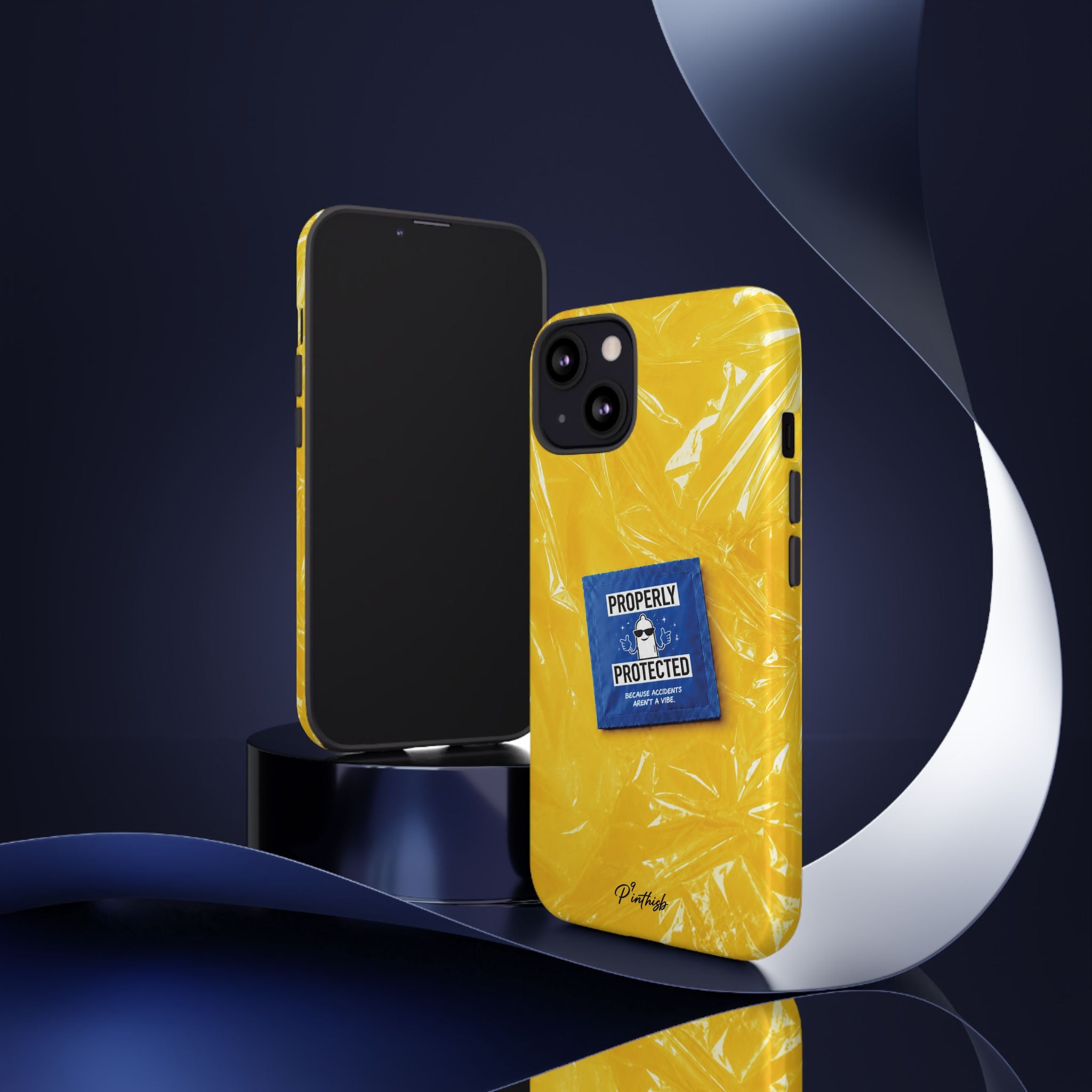 "Properly Protected" Graphic Phone Case