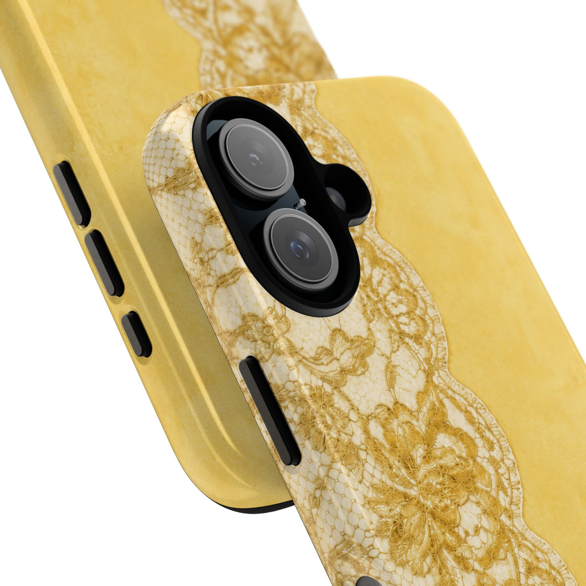 Yellow Vintage Lace Tough Case