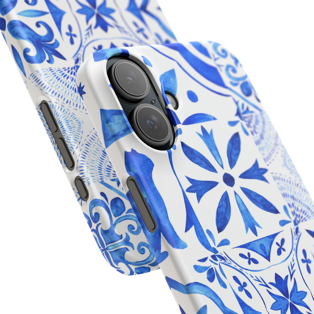 Blue Tile Pattern Snap Phone Case