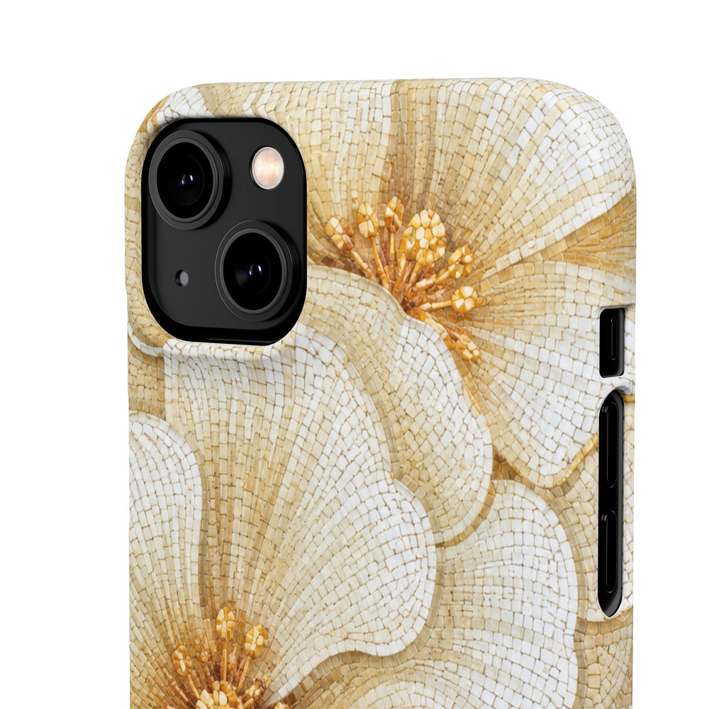 Floral Gold Bloom Snap Case