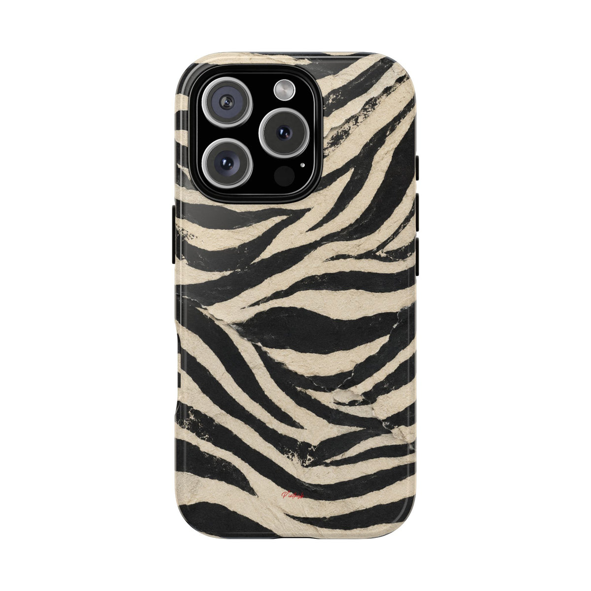 Wavy Peach & Mauve Tough Case