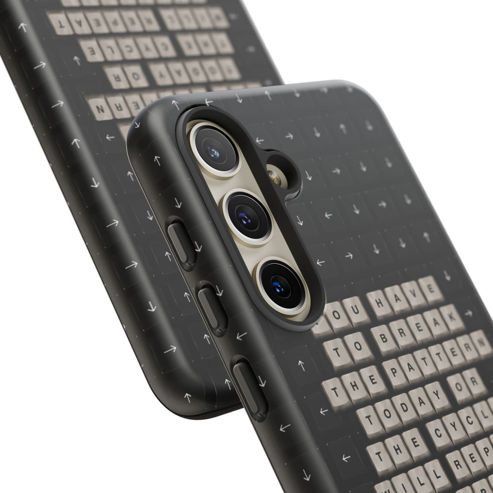 "Break the pattern" Keyboard Tough Case