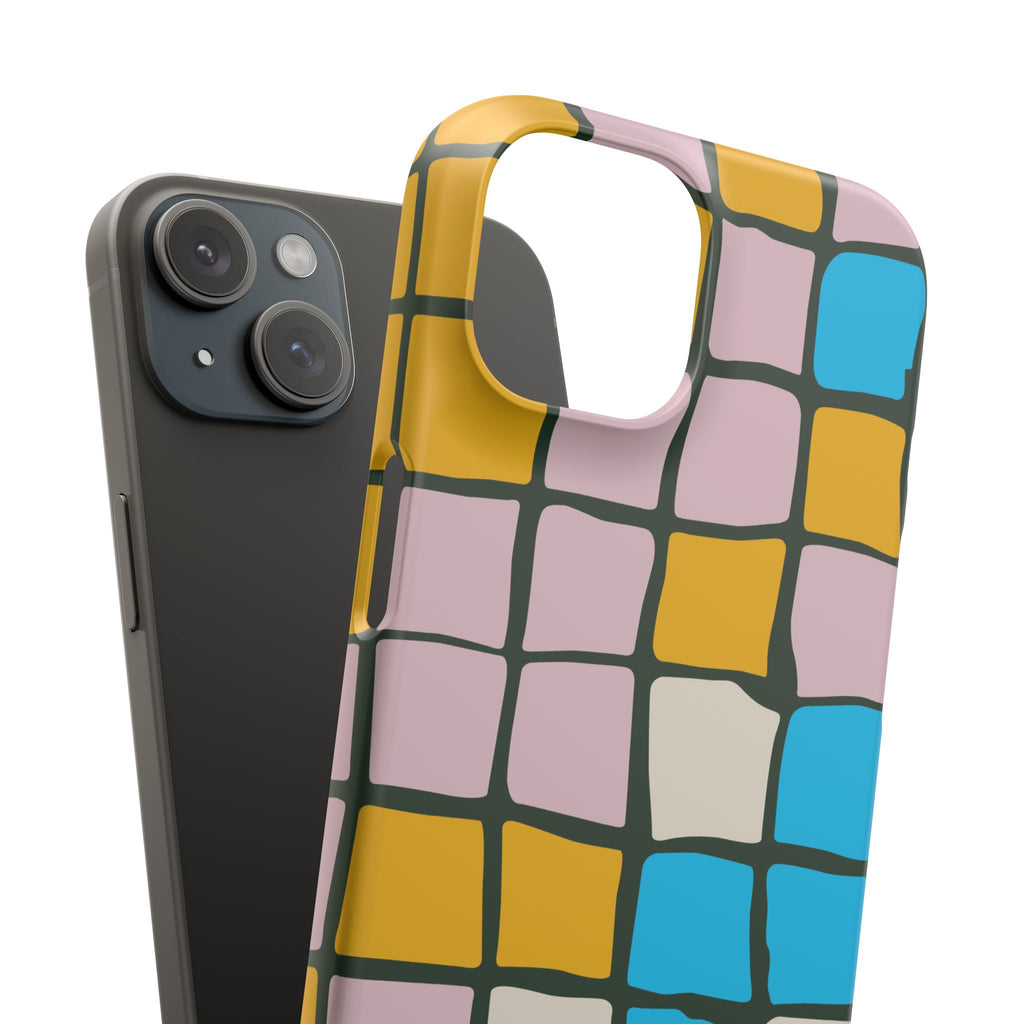 Color Grid Snap Phone Case