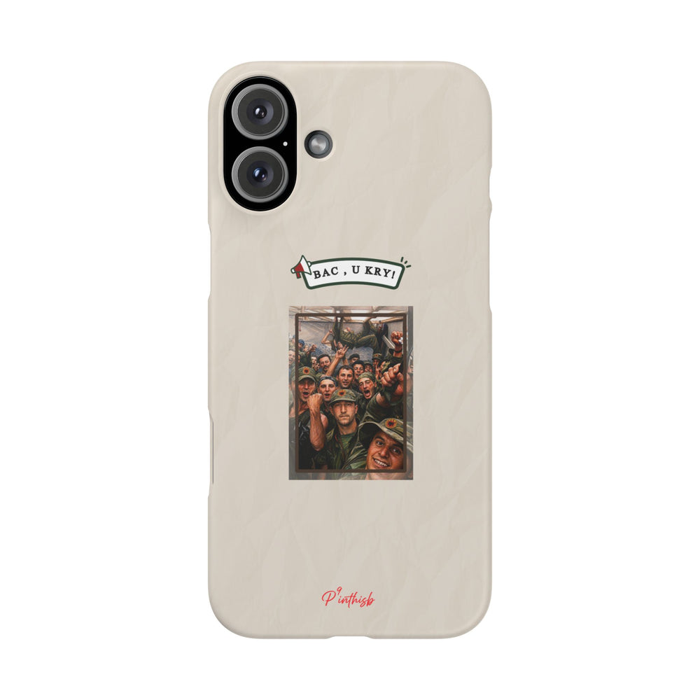 "BAC, U KRY!" Snap Case