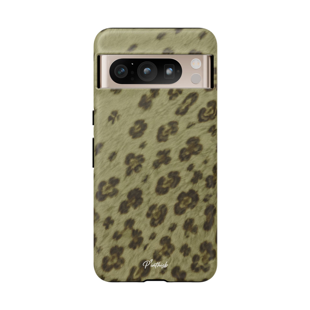 Olive Leopard Print Tough Case
