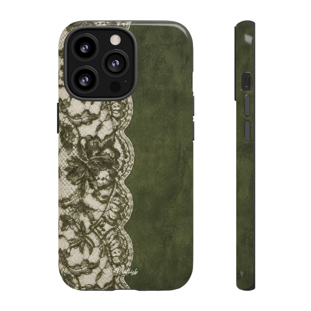 Olive Lace Tough Case