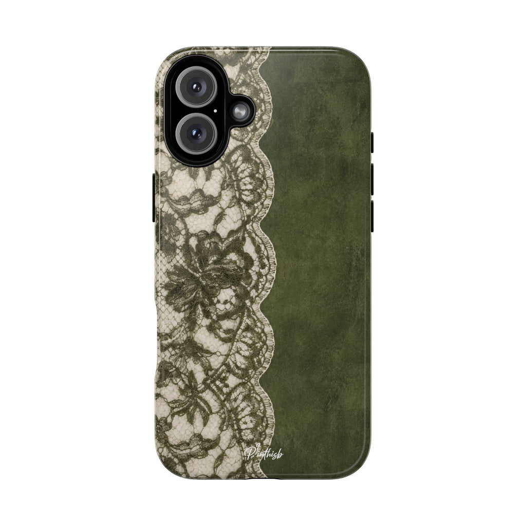 Olive Lace Tough Case