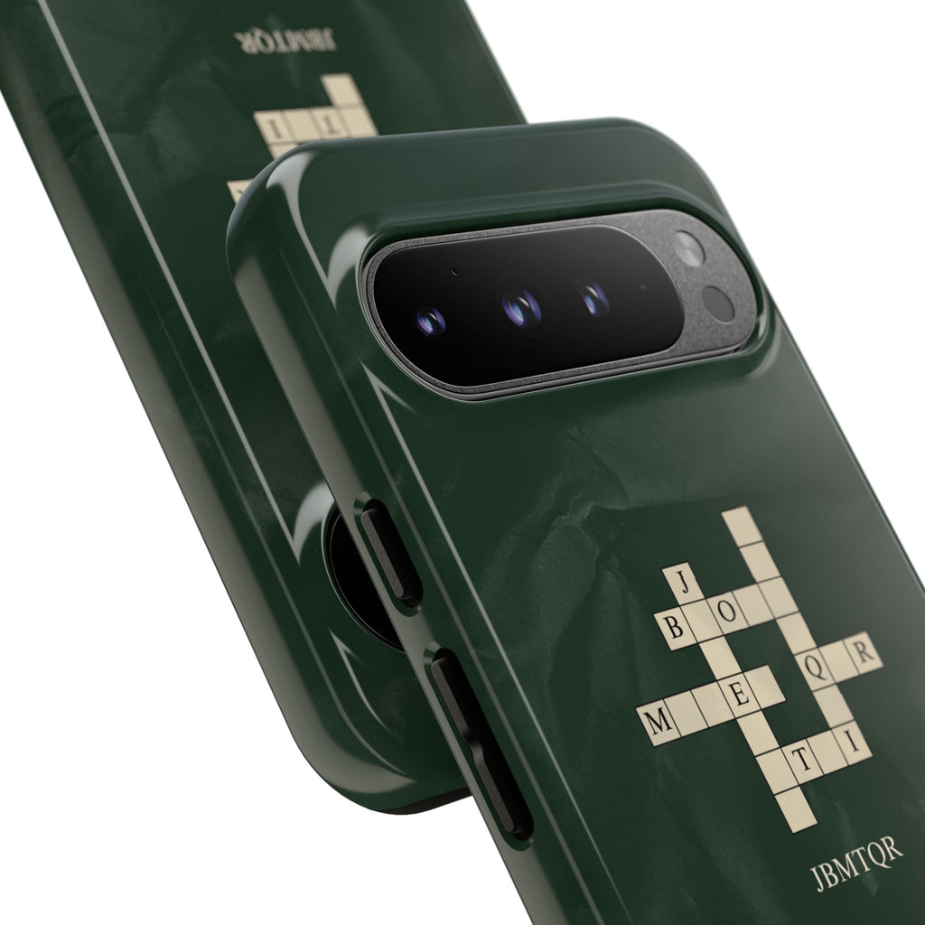 "JBMTQR crossword" Tough Phone Case