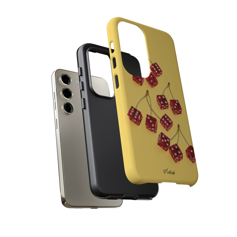 Cherry Dice Tough Phone Case