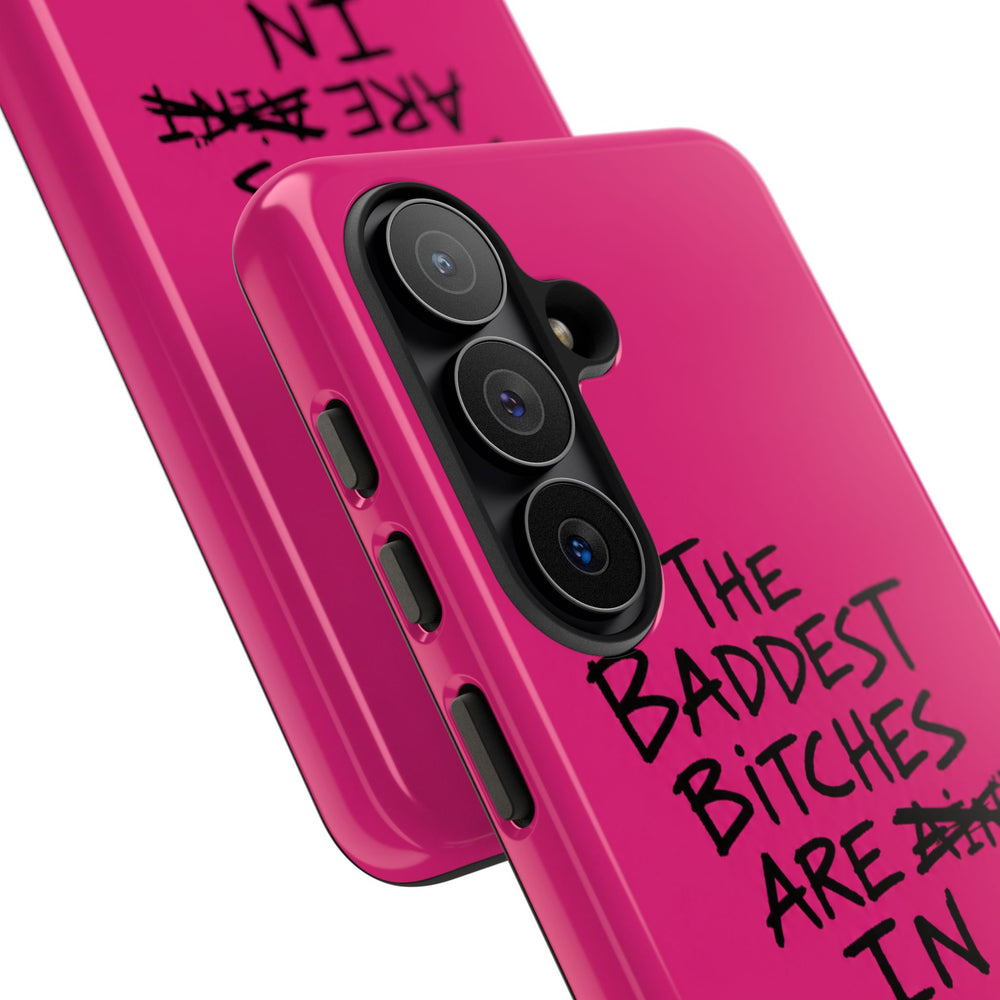 "The Baddest B*tches Are In Kukës" Hot Pink Case