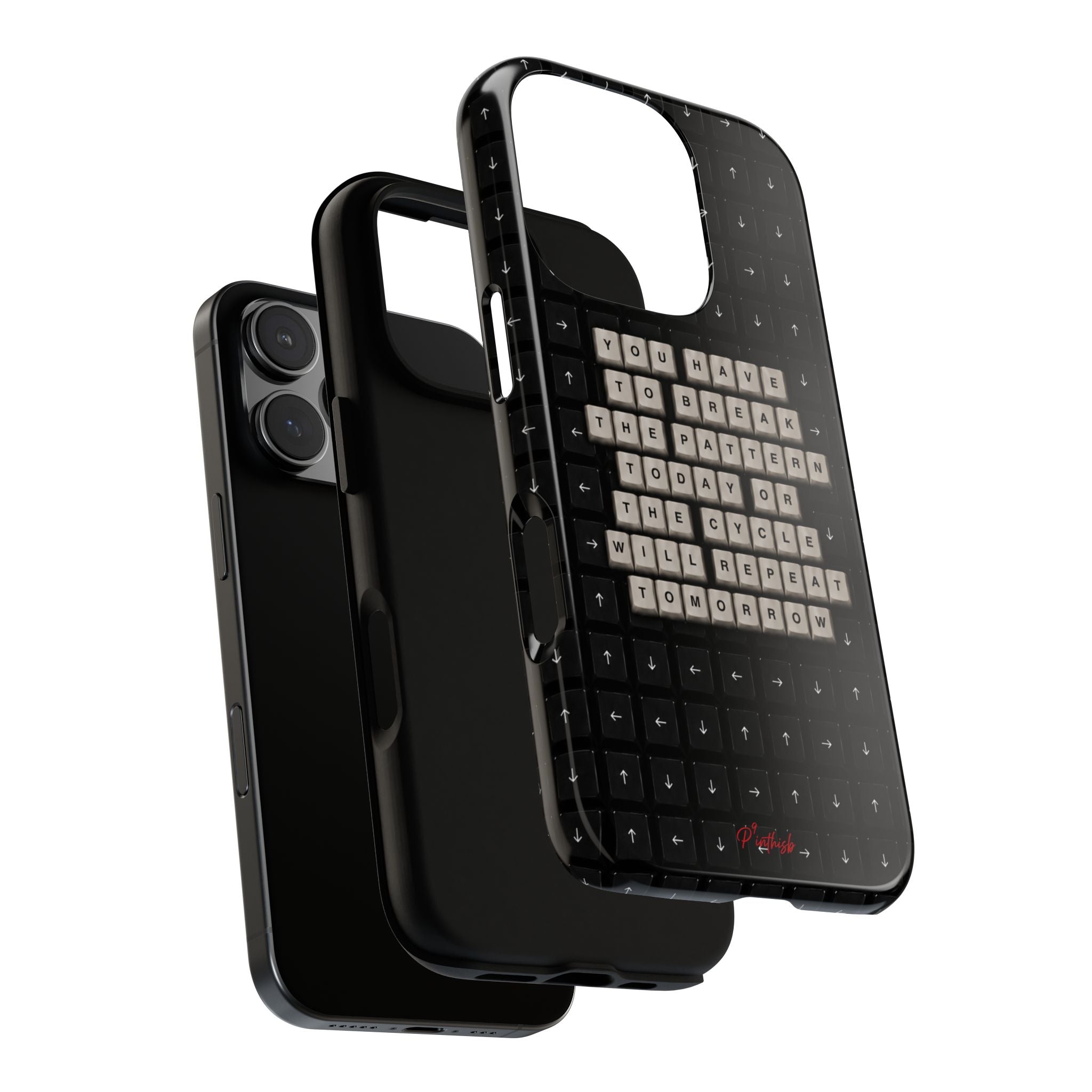 "Break the pattern" Keyboard Tough Case