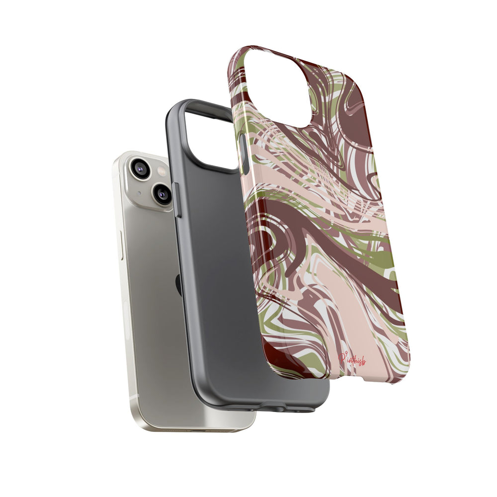 Abstract Marbled Tough Phone Case