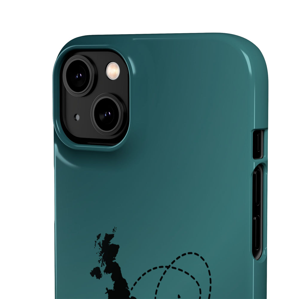 Copy of UK to Albania Pink Snap Phone Case