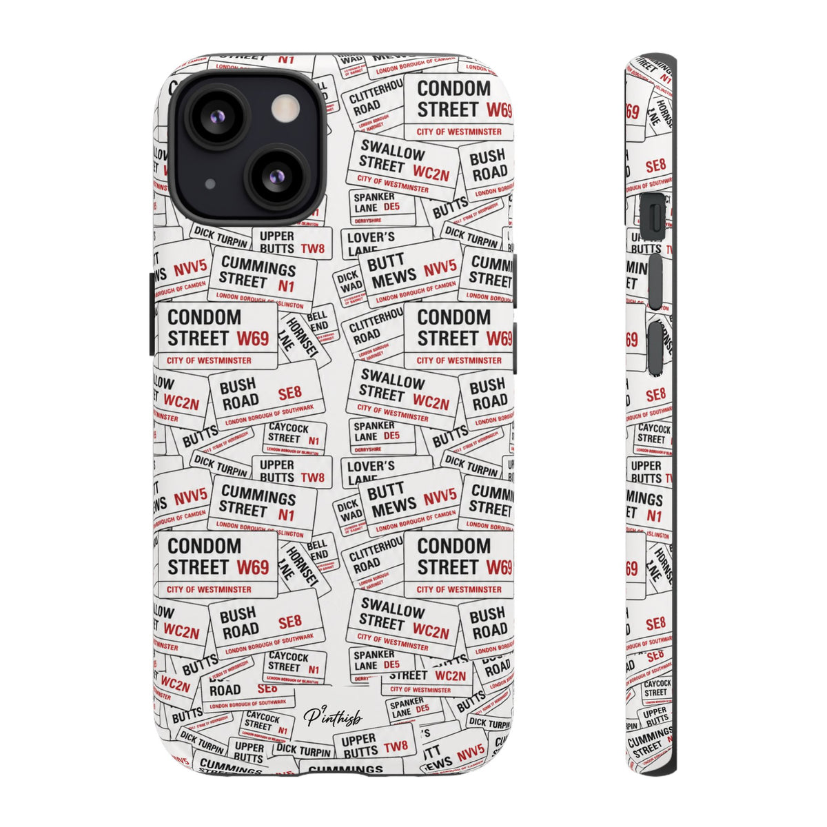 Cheeky London Street Signs Phone Case