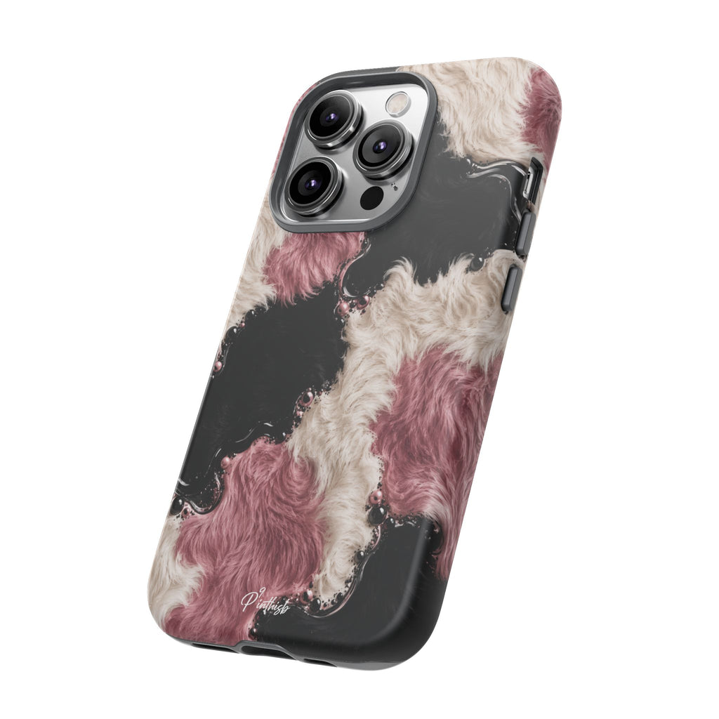 Cow Print Swirl Tough Case
