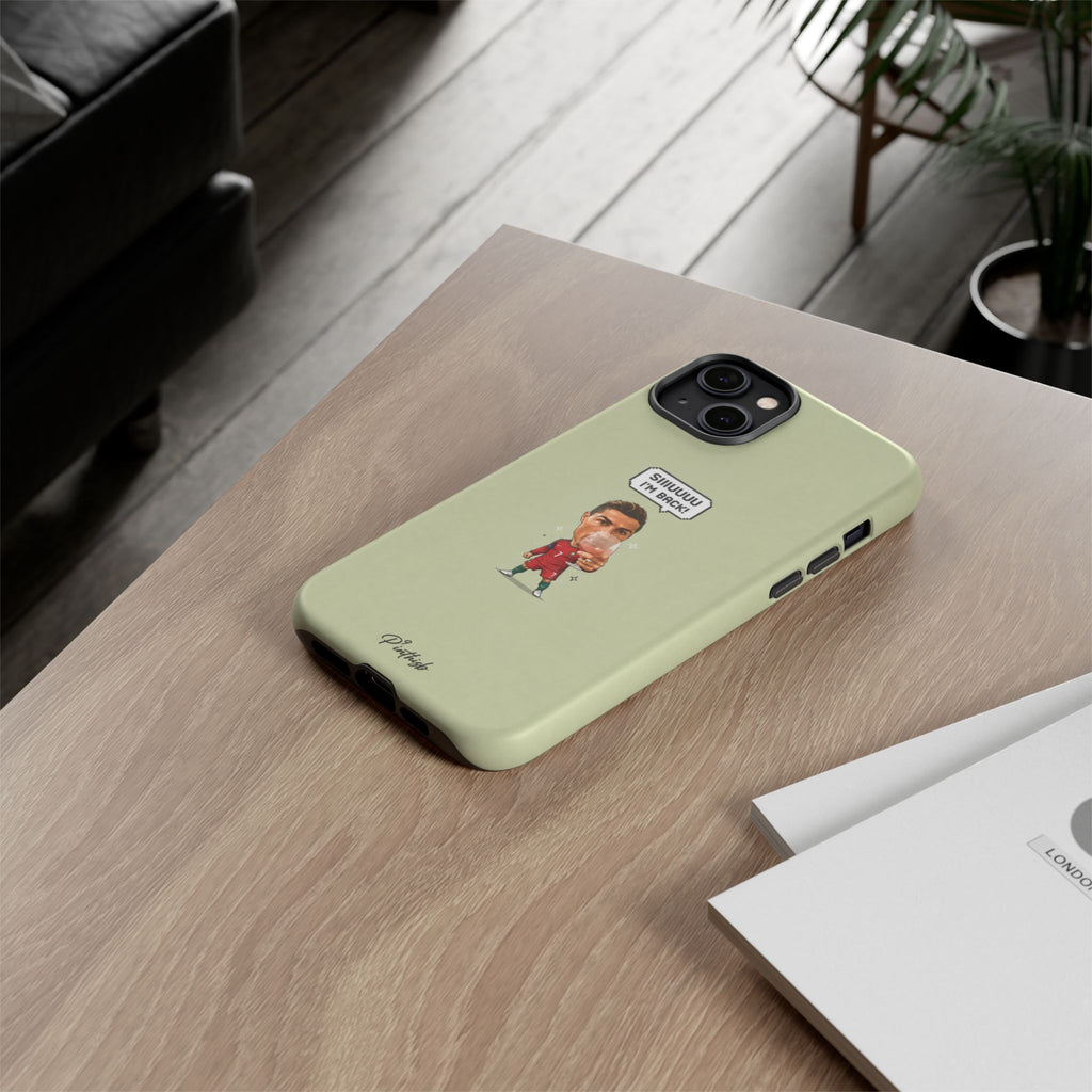 "SIIUUU, I'M BACK" CR7 Tough Phone Case