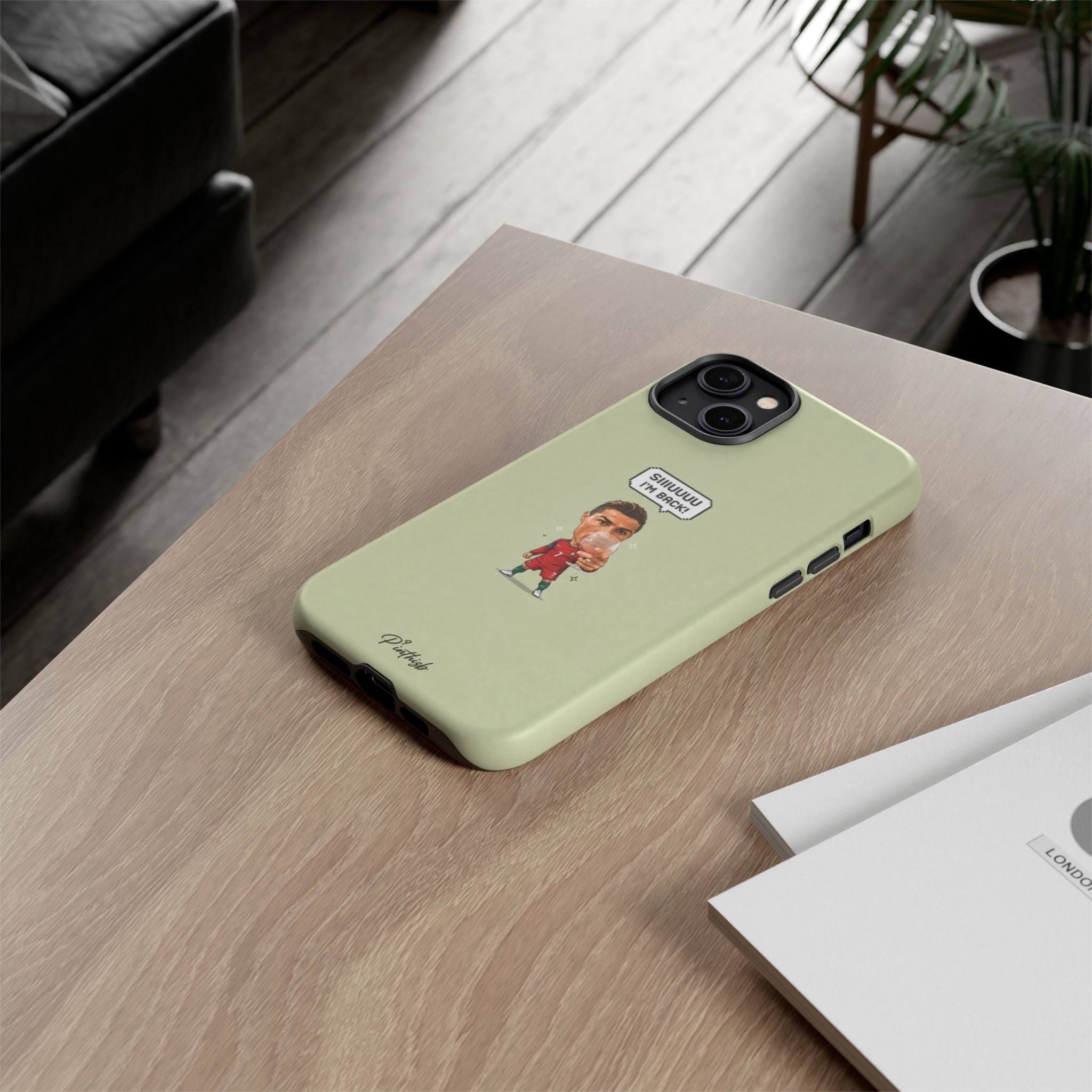 "SIIUUU, I'M BACK" CR7 Tough Phone Case